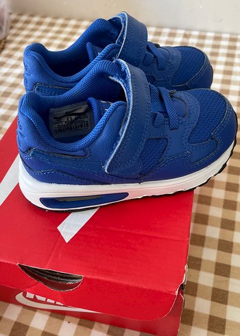 Nike Mavi Erkek Çocuk Spor Ayakkabı Velcro