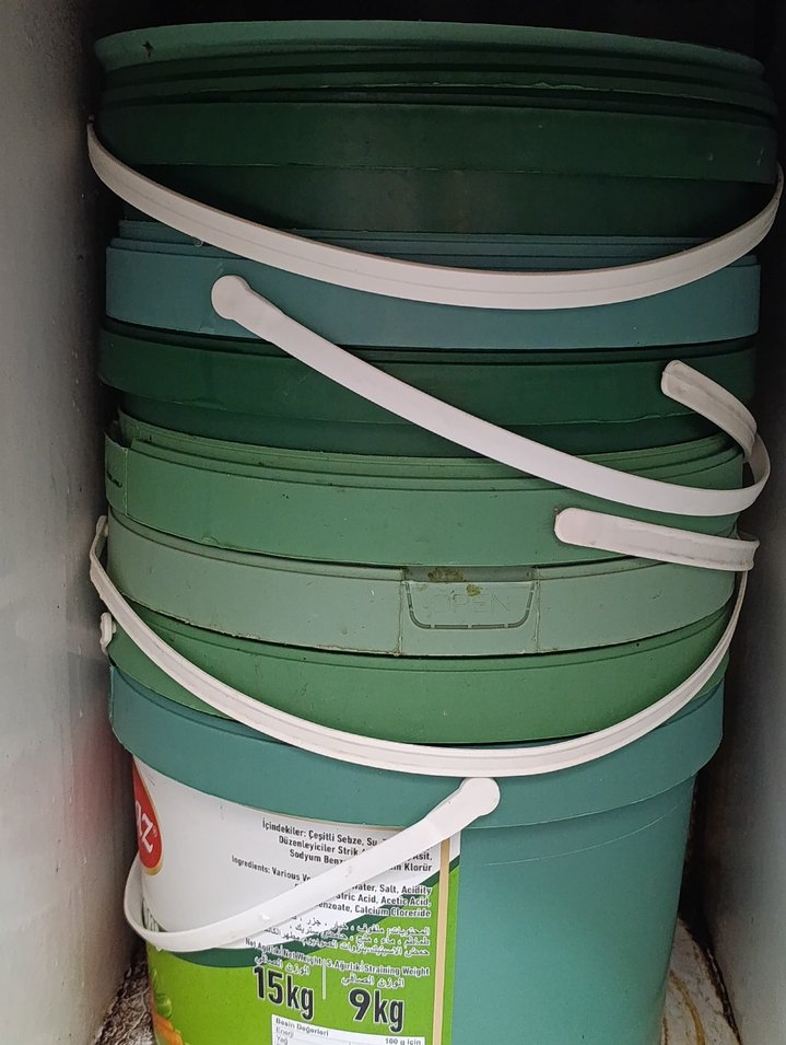 Yeşil Plastik Kova 9 kg - Görsel 2