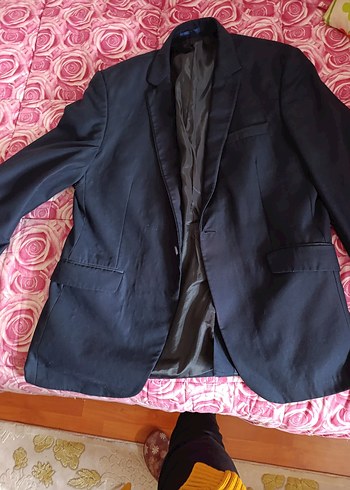 Siyah Erkek Ofis Takım Elbise Ceketi - Görsel 3