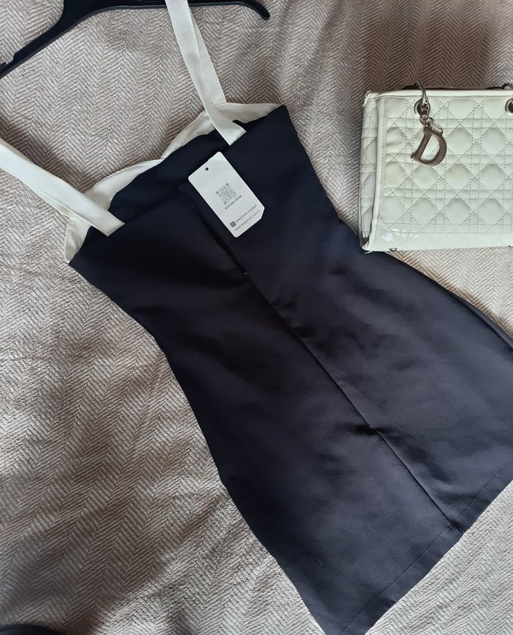 Siyah mini Elbise - Görsel 3