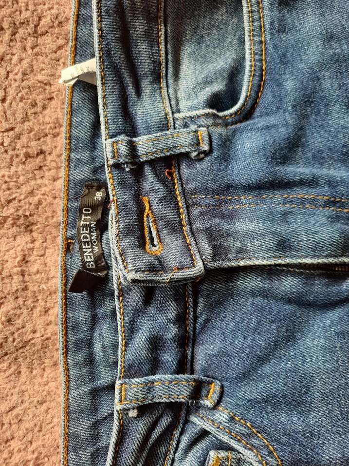 Mavi Kadın İspanyol Paça Kot Pantolon - Görsel 3