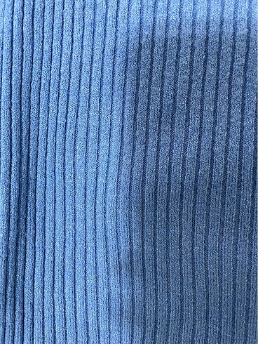 s Beden mavi Renk İnci detaylı bluz
