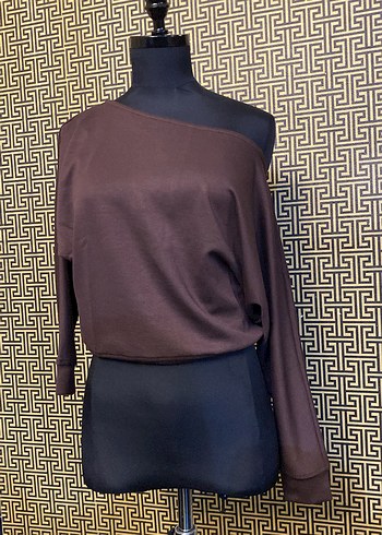 Kahverengi Bluz - Görsel 3