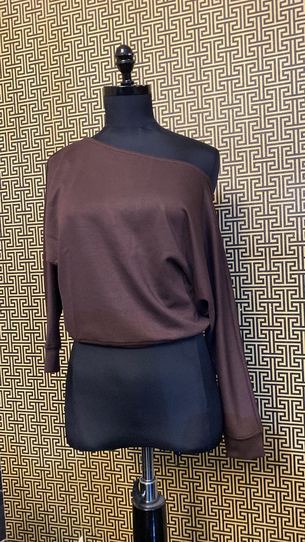 Kahverengi Bluz - Görsel 3