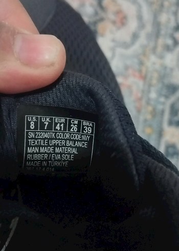 Lacivert  Spor Sneakers Velcro Detaylı - Görsel 4