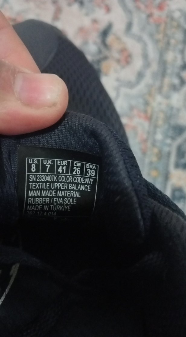 Lacivert  Spor Sneakers Velcro Detaylı - Görsel 4