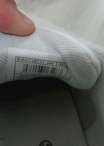 ErkekBeyaz Düz Sneaker - Görsel 5