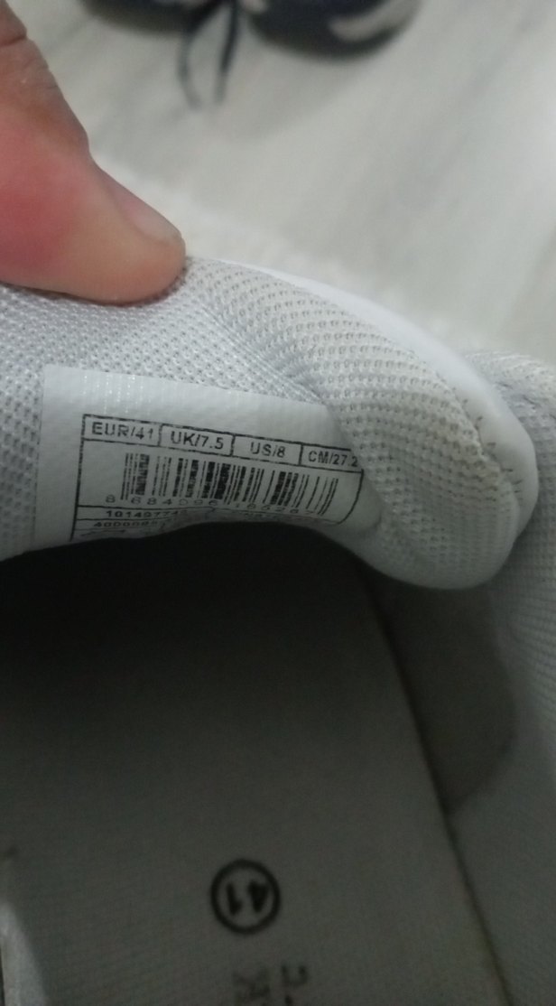 ErkekBeyaz Düz Sneaker - Görsel 5