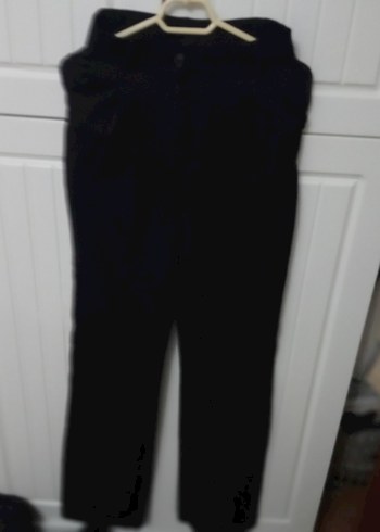 Siyah Kemerli Kadın Denim Pantolon - Görsel 3