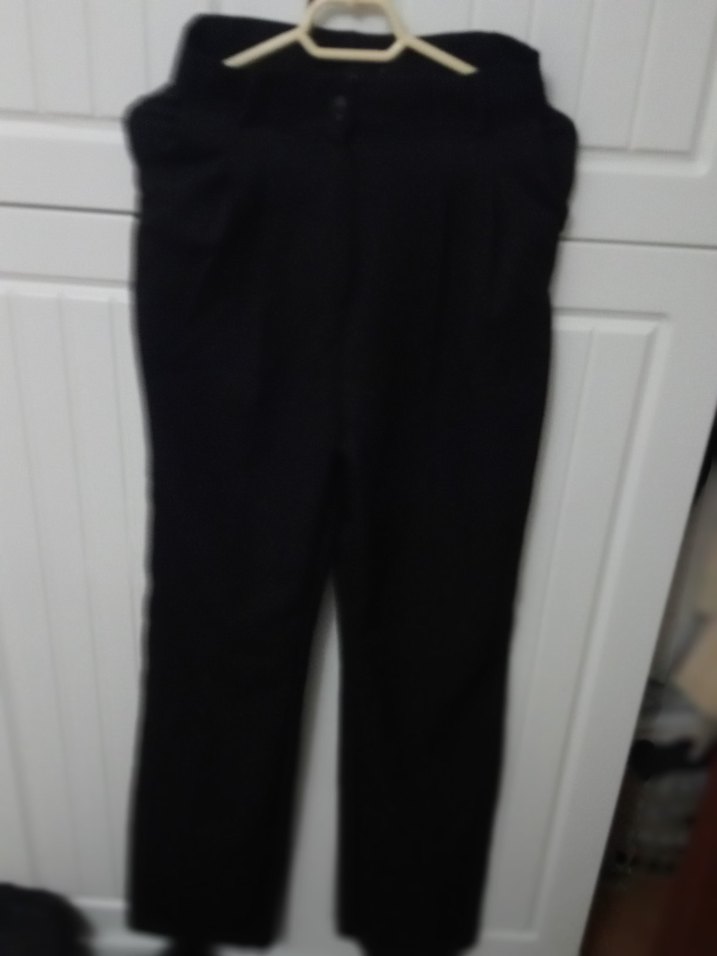 Siyah Kemerli Kadın Denim Pantolon - Görsel 3