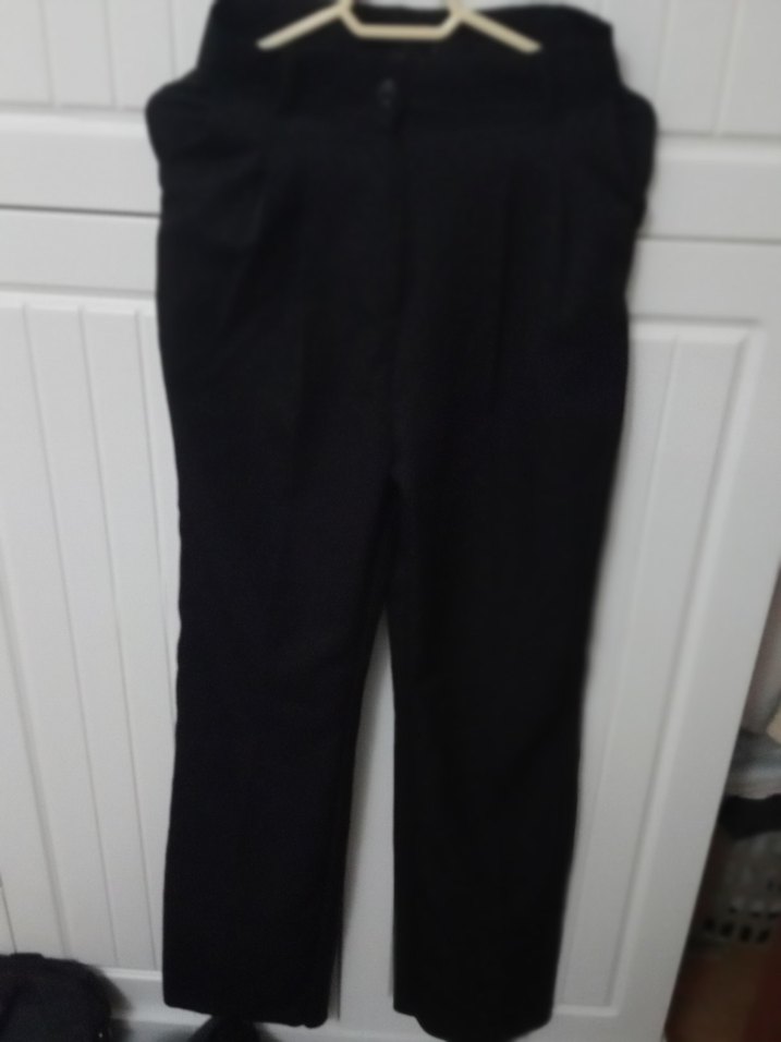 Siyah Kemerli Kadın Denim Pantolon - Görsel 4