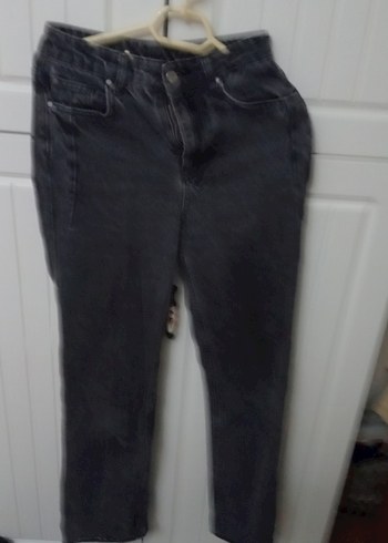 Kadın Siyah  Kot Pantolon - Görsel 2