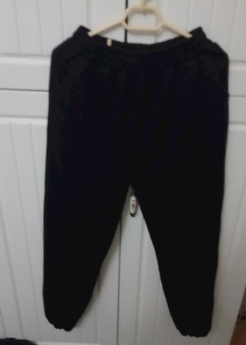 Siyah Rahat Kesim Kadın Kumaş Pantolon - Görsel 2