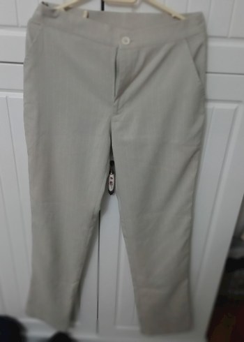 Bej  Kadın Kumaş Pantolon - Görsel 5