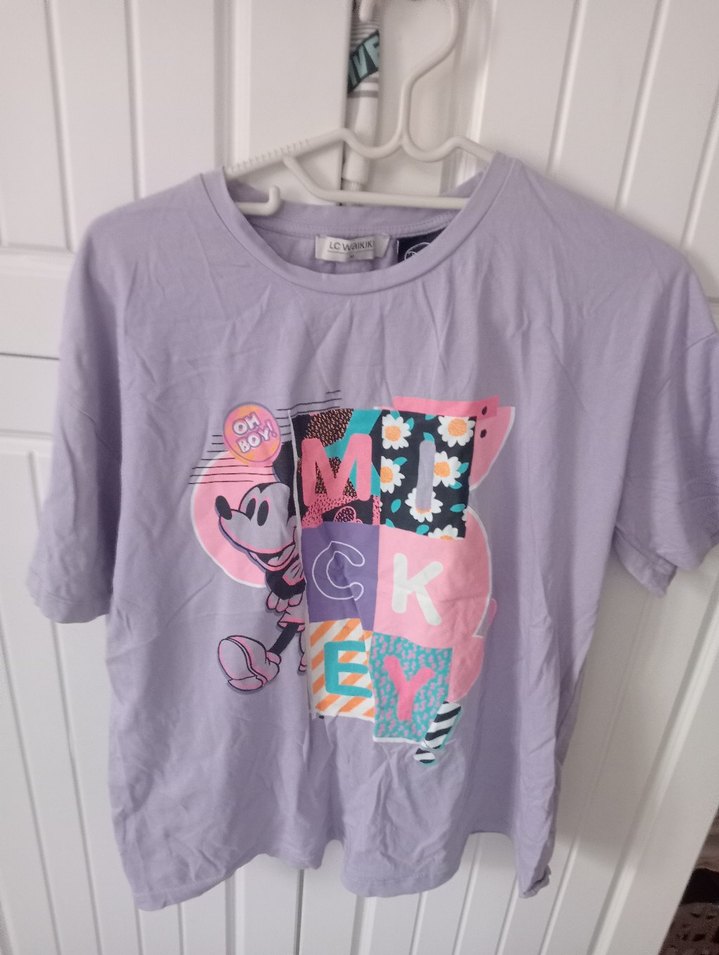 Mor Baskılı  Tişörtü - Görsel 4