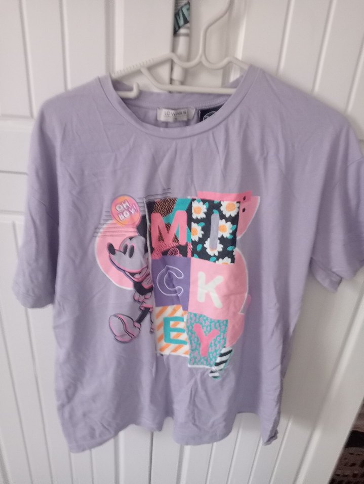 Mor Baskılı  Tişörtü - Görsel 2