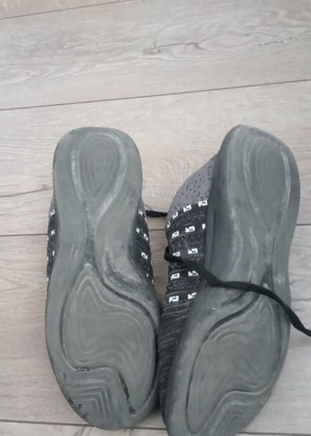 Kadın Gri Bağcıklı Spor Ayakkabı - Görsel 4