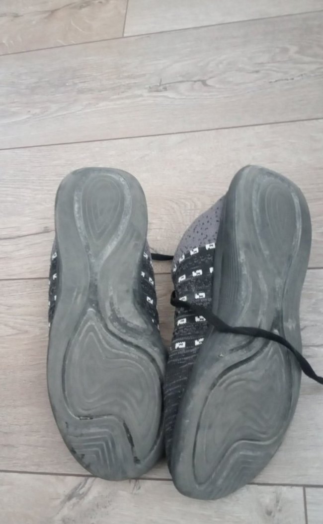 Kadın Gri Bağcıklı Spor Ayakkabı - Görsel 4