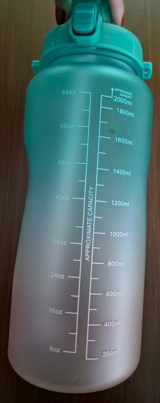 2 lt büyük boy pipetli suluk - Görsel 5