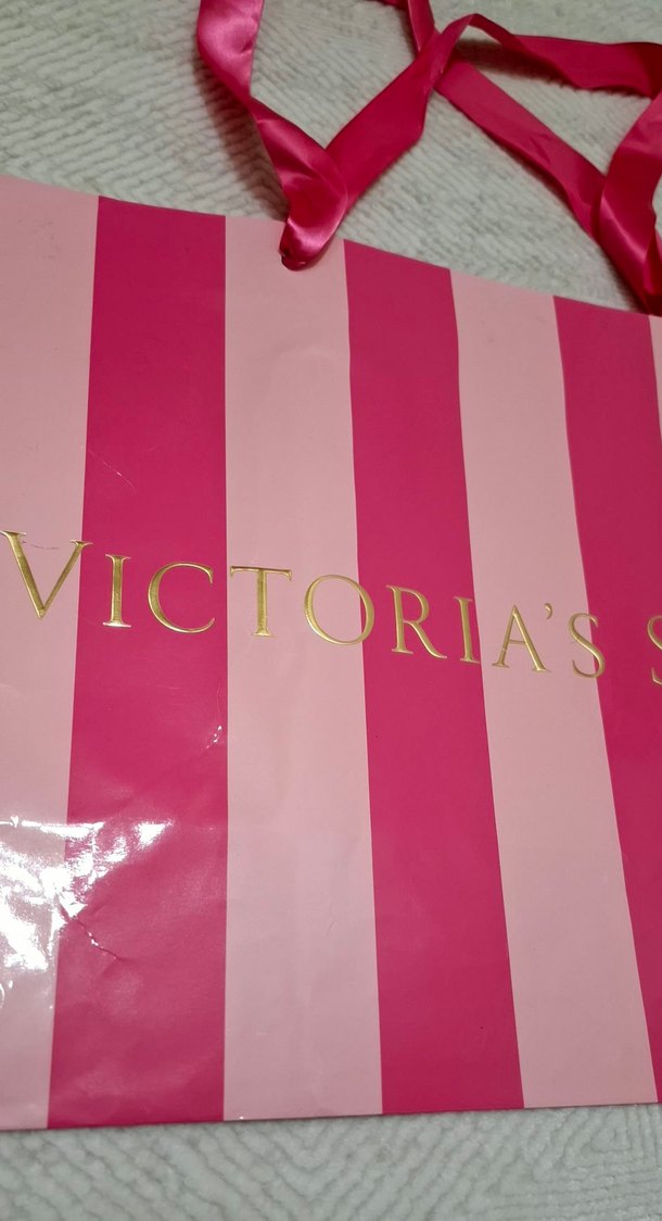 victoria's Secret karton poşet - Görsel 3