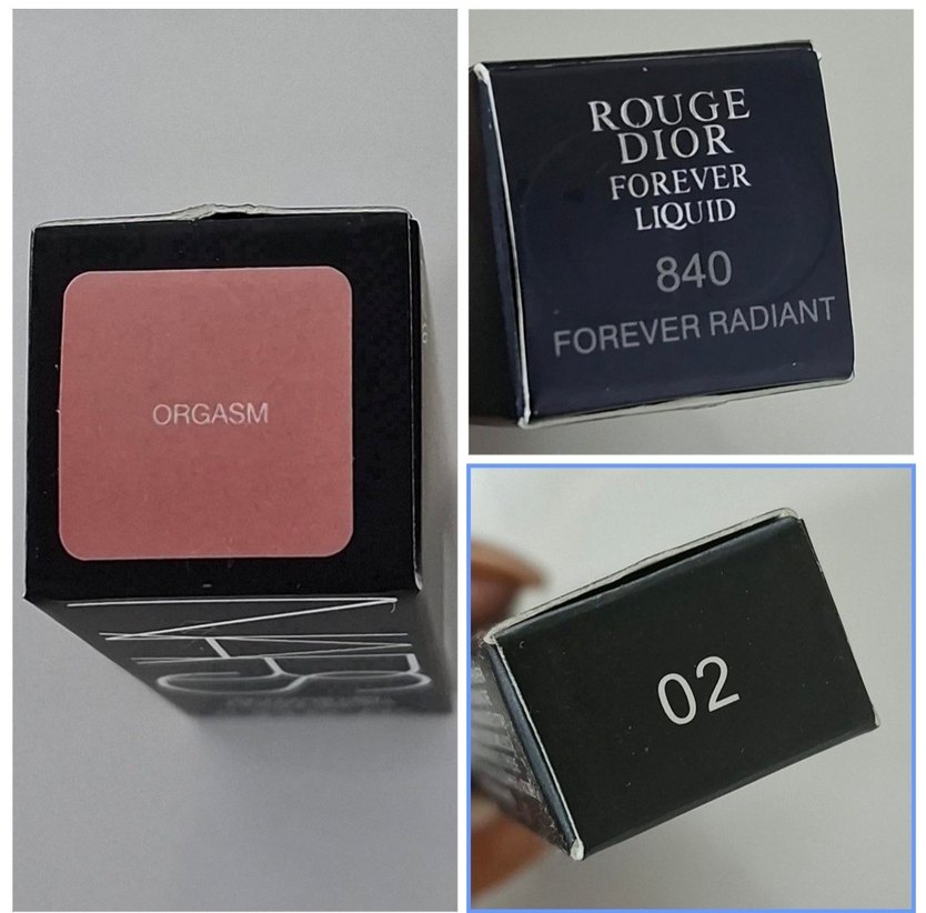 Dior Ruj, NARS Allık, KIKO Kaş Kalemi boş kutuları - Görsel 2