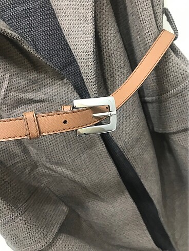 s Beden camel Renk Stradivarius kaşe uzun yelek