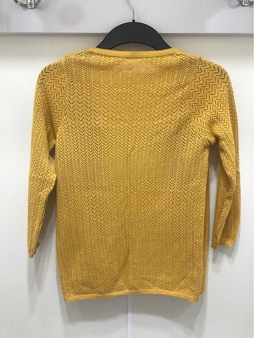 Zara Zara hardal rengi triko hırka