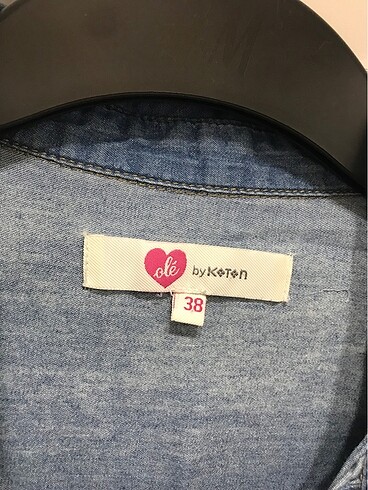 m Beden Koton jean gömlek elbise