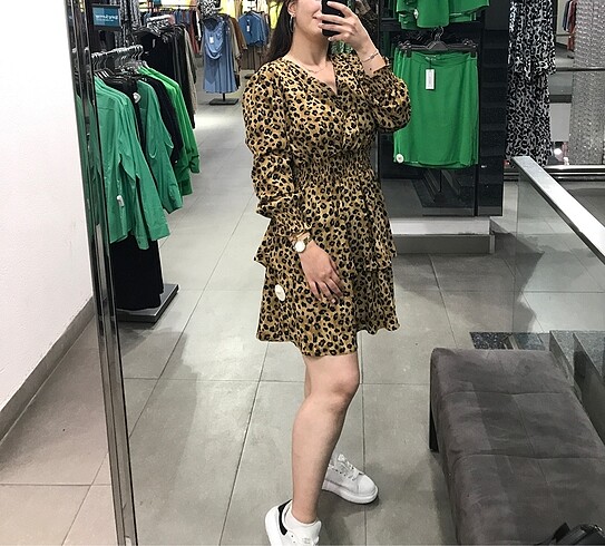 Leopar elbise