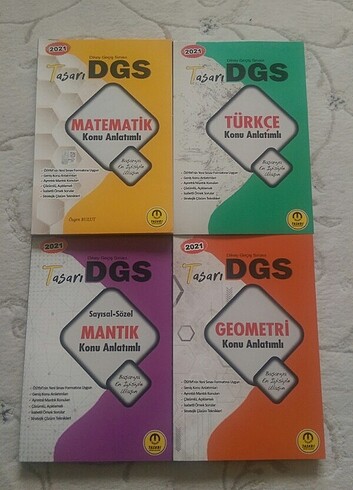 DGS Konu Anlatımlı Matematik Türkçe Mantık Geometri Kitabı