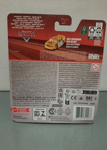 Beden Renk Sarı Parlak Billy Oilchanger Oyuncak Araba