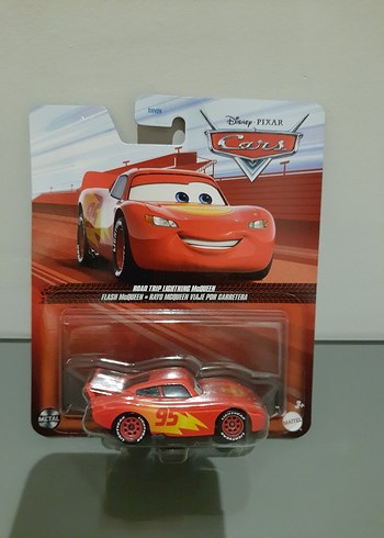 on the road lightning mcqueen Disney Cars Oyuncak Araba