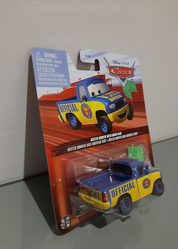 Beden Dexter hoover with green flag disney pixar cars