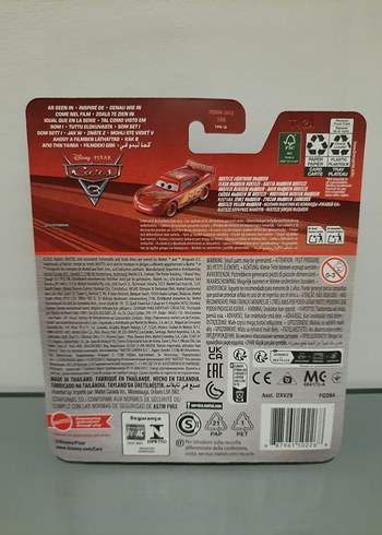  Beden Rusteze lightning mcqueen Disney Cars Oyuncak Araba