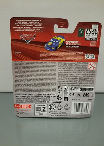  Beden Renk Disney Pixar Cars Floyd Mulvahill Oyuncak Araba