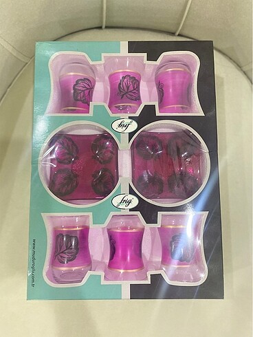 12 parça lüks çay seti