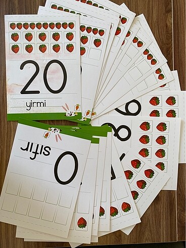 Harf Sayı Kartları - Görsel 8