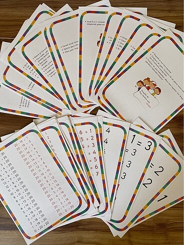 Harf Sayı Kartları - Görsel 4