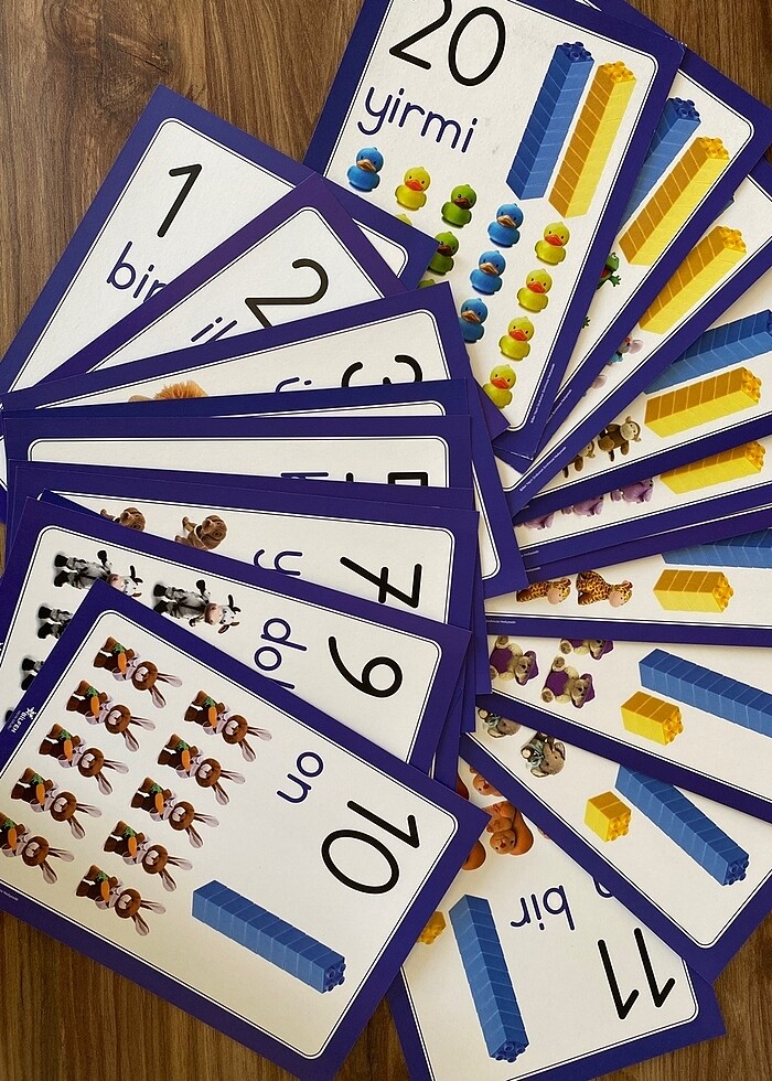 Harf Sayı Kartları - Görsel 3