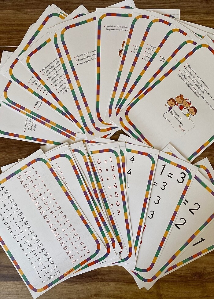 Harf Sayı Kartları - Görsel 4