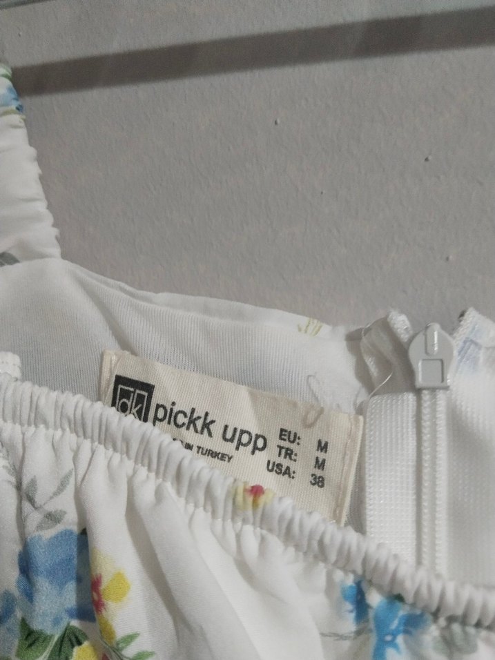 Pamuklu Bohem Çiçekli Uzun Elbise - Görsel 4