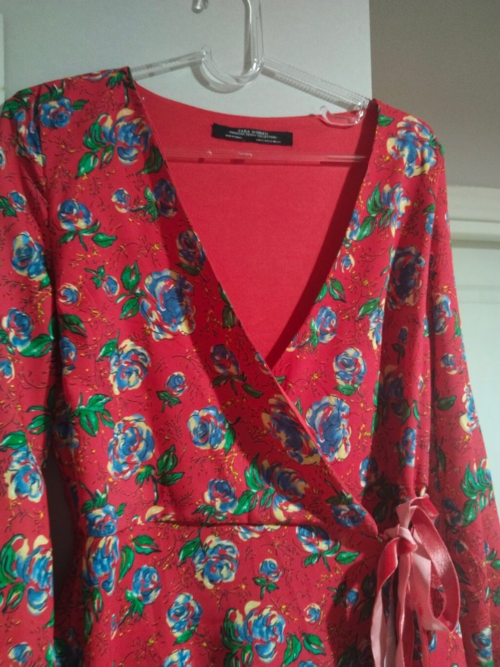 Renkli Desenli Bohem Midi Kadın Elbise - Görsel 2