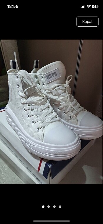 Spor ayakkabı beyaz converse