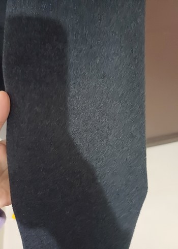 Antrasit Düğmeli Uzun Kase Kaban - Görsel 7