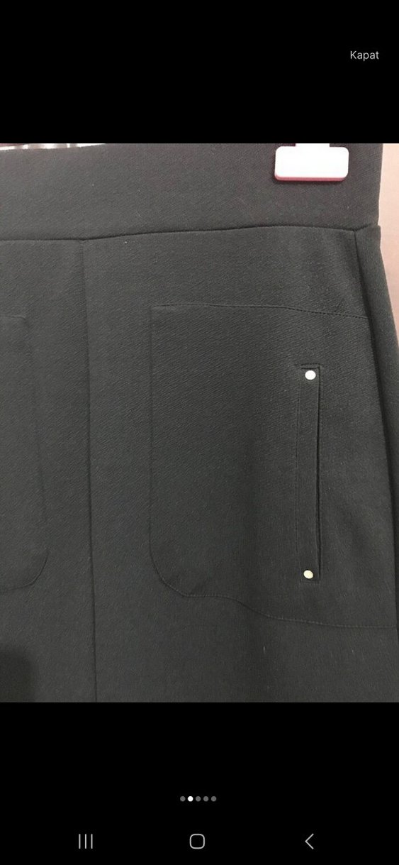 Siyah Uzun Kalem Etek,  Ofis Şıklığı - Görsel 5