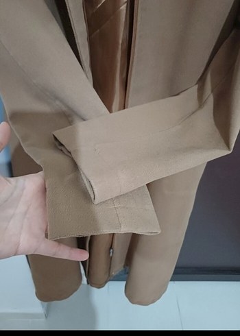 Kürk Detaylı Uzun Kadın Kaban - Görsel 7