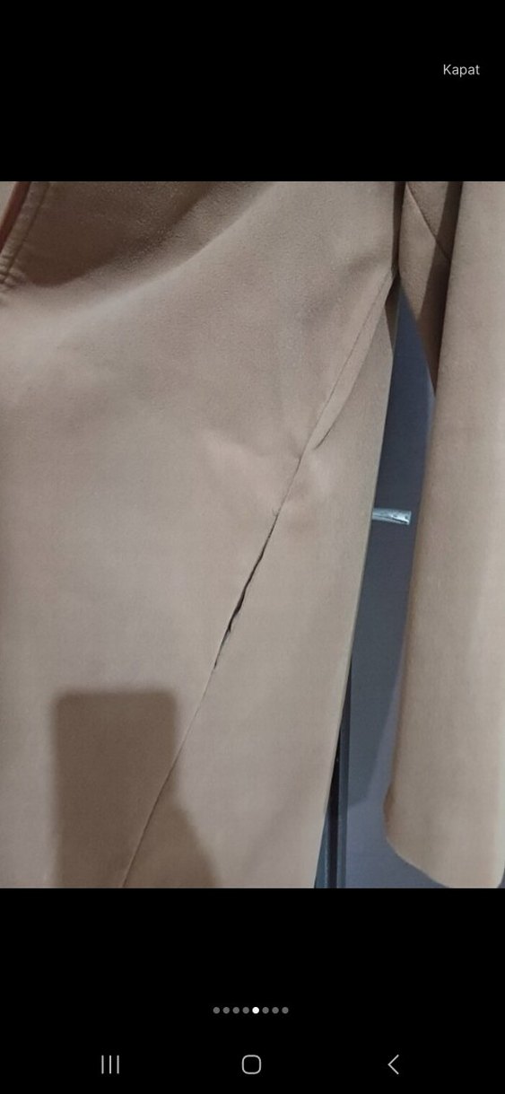 Kürk Detaylı Uzun Kadın Kaban - Görsel 5