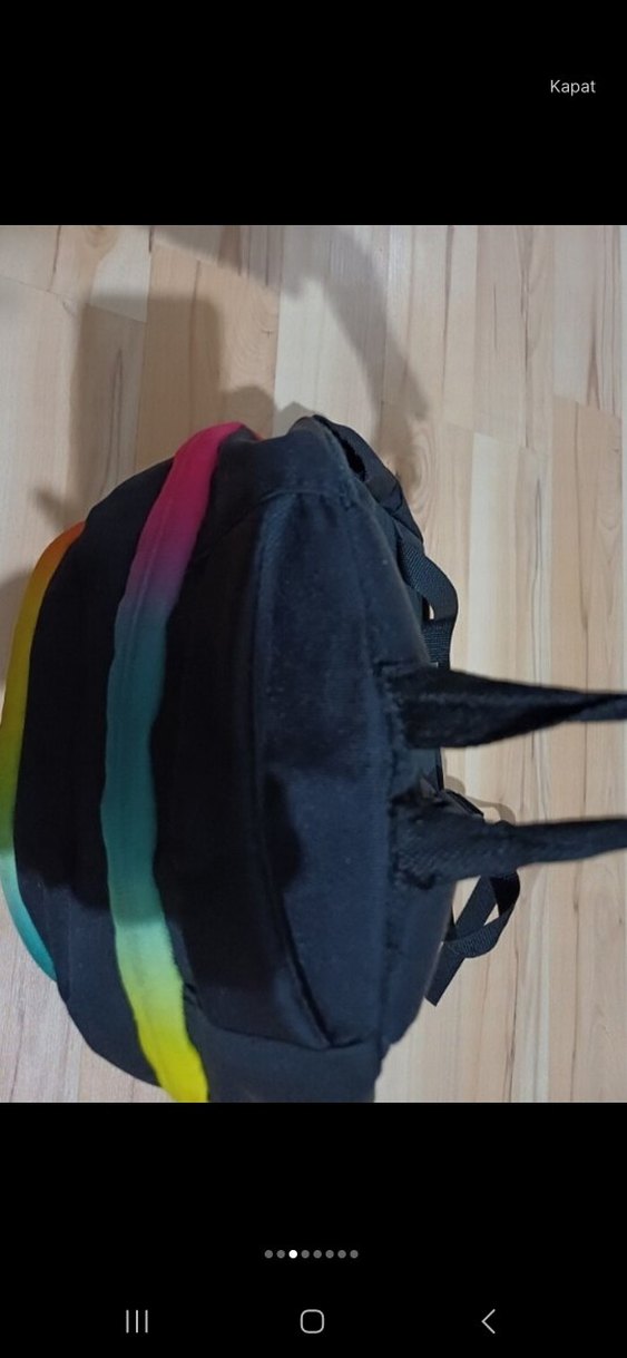 Çok Renkli Çocuk Okul Çantası - Görsel 3