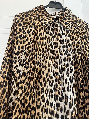 H&M Leoparlı elbise