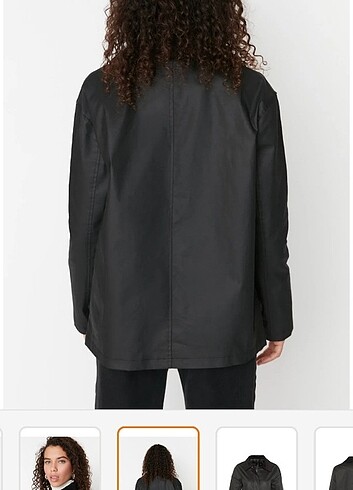 Zara Oversize siyah parka